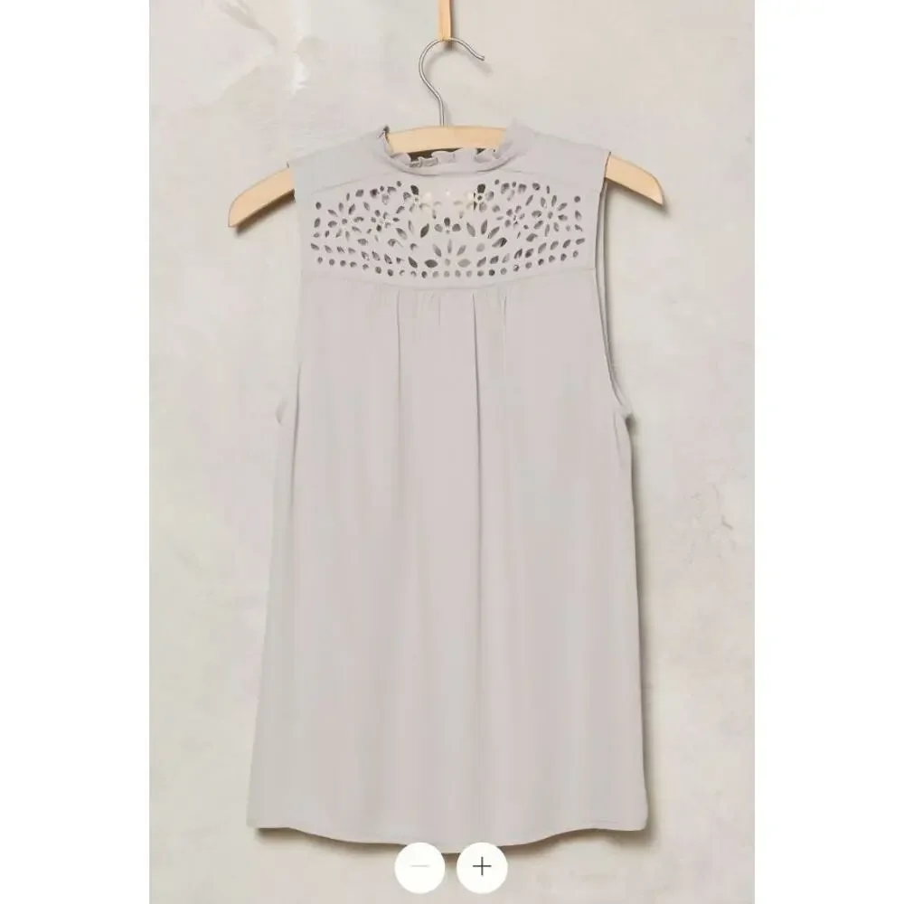 Anthropologie Luca Tie-Neck Blouse - Size 12 - Picture 4 of 6